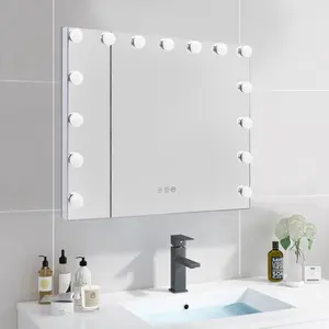 Buy Rectangle Tabletop Hollywood Vanity Mirror with Lights