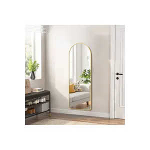 Buy Arched Gold Full Length Wall Mirror