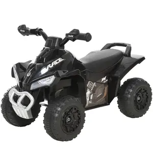 Buy HOMCOM No Power Kids Ride on Toy Foot-to-Floor Sliding Quad for 18-36 Months, Black