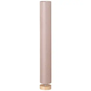 Buy Floor Lamp for Living Room, 120cm Modern Standing Lamp with Linen Shade and Wooden Base, Cream