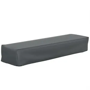 Buy 200x73cm Outdoor Garden Rattan Furniture Protective Cover Water UV Resistant Grey