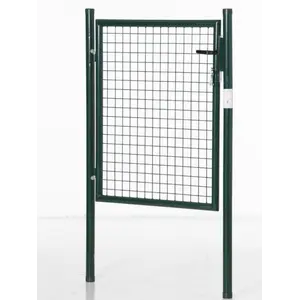Buy HOMCOM Green Steel Garden Gate with Lock and 3 Keys 97 x 150cm, Green