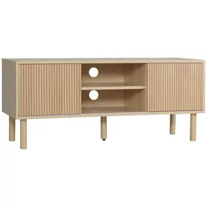 Buy Sliding Door TV Cabinet Stand - Oak Wood-Effect
