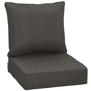 Buy Outsunny Outdoor Seat and Back Cushion Set Patio Deep Seating Chair Replacement Cushion