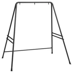 Buy Outsunny Hammock Chair Stand, Hanging Heavy Duty Metal Frame Hammock Stand for Hanging Hammock Air Porch Swing Chair, Egg Chair, Black
