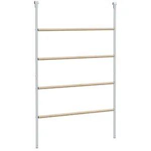 Buy PawHut Chicken Perch for Coop, Wooden and Galvanised Steel Roosting Bar Jungle Gym, Chicken Roosting Ladder for Backyard Farm