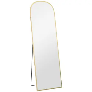 Buy 162cm Aluminium Frame Standing Mirror - Gold