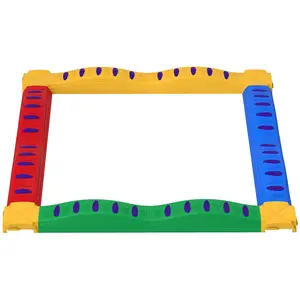 Buy 12-Piece Kids Balance Beam Stepping Stones, with Non-Slip Foot Pads, Multicoloured