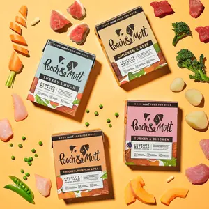 Buy Pooch & Mutt - Variety Pack, Complete Wet Dog Food, 12x375g | Wet Food for Dogs, Grain Free, Dry Dog Food Topper, Complete Dog Food, Packaging May Vary