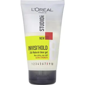 Buy L'Oreal Studio Line Invisi'Hold Extra Strength 150ml Up to 24 Hours of Extra Strength Invisible and Supple Hold for a Natural-Looking Style without Residue, Invisi Hold Gel