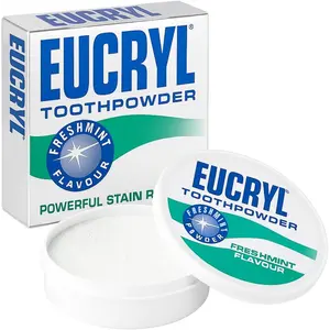 Buy Eucryl Freshmint Toothpowder, Tooth Whitening Powder, Powerful Stain Remover, For Tobacco, Tea, Coffee & Wine Stains, Unique Polishing Action, 1 x 50g