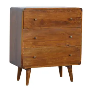Buy Curved Chestnut Chest