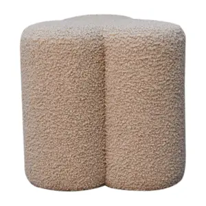 Buy Mud Boucle Clover Footstool