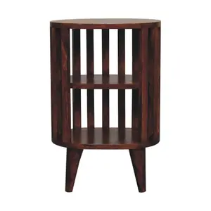 Buy Ariella Double Shelf Chestnut Bedside