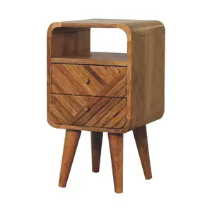 Buy Mini Lille Curved Bedside