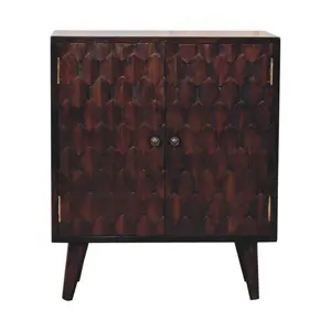 Buy Mini Pineapple Carved Walnut Cabinet