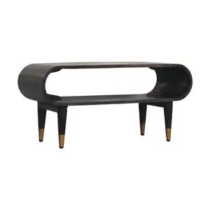 Buy Curved Edge Media with Brass Accents