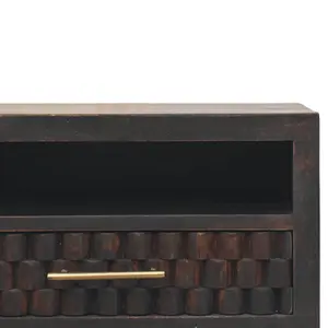 Buy Cadiz Carved Open-Slot Bedside