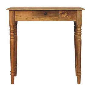 Buy Oakish Turned Leg Writing Desk
