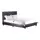 Buy Fusion PU Single Bed Black, Colour: Black, Mattresses: Without Mattresses