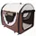 Buy Folding Fabric Soft Pet Crate, 46Lx36Wx41H cm - Brown