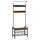 Buy Coat Rack Stand Industrial hallway Shoe Rack Removable Hooks Metal Wood Hangers Storage Cabinet Rustic Brown