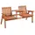 Buy 2-Seater Fir Wood Bench w/ Centre Table