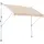 Buy 3x1.5m  Adjustable Outdoor Aluminium Frame Awning Beige