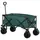 Buy 140L Festival Trolley on Wheels, Folding Camping Trolley Cart with Telescopic Handle, Big Wheels for Outdoor Garden Beach Fishing, Green