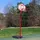 Buy HOMCOM Steel Basketball Stand Height Adjustable Hoop Backboard Red