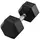 Buy 17.5KG Single Rubber Hex Dumbbell Portable Hand Weights Dumbbell Home Gym
