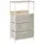 Buy 4 Drawer Storage Chest Unit Home Cabinet w/ Shelves Home Living Room Bedroom Entryway Living Furniture, Light Grey