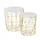 Buy Set of 2 Nesting Side Tables with Storage, Round End Tables Coffee Tables with Steel Frame and Removable Round Top, for Living Room, bedroom, office, White