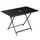 Buy Folding Outdoor Dining Table for 6, Rectangle Garden Table Tempered Glass Top with Parasol Hole Garden Lawn Backyard, 110 x 70 x 70 cm