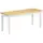 Buy 102 cm Wood Dining Bench for 2 People, Wooden Bench for Kitchen, Dining Room, Entryway, White