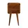 Buy Mini Chestnut Curved Bedside
