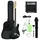 Buy SPORTNOW 6 String Electric Guitar, Right Handed, with 20w Amp, Digital Tuner, Spare Strings, Picks, Shoulder Strap, and Case Bag, Black Green