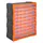 Buy 60 Drawers Parts Organiser Wall Mount Storage Cabinet Garage Small Nuts Bolts Tools Clear Orange