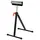 Buy Folding Roller Stand, Material Support Pedestal with Ball Bearing Roller Height Adjustable Portable, Metal Construction, Black