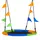 Buy Kid Nest Swing Seat Saucer Tree Swing 40 Inch/100cm Adjustable Rope Outdoor Indoor for Kids Over 3 Years Old Multi-Colour