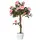 Buy Artificial Plants Pink Rose Floral in Pot, Fake Plants for Home Indoor Outdoor Decor, 90cm