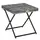 Buy Square PE Wicker Rattan Folding Table,Weather Resistant Wicker Weave Side Table with Steel Frame, Grey