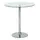 Buy Round Dining Table, Modern Dining Room Table with Tempered Glass Top, Steel Base, Space Saving Small Bar Table