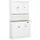 Buy 180cm Freestanding Kitchen Cabinet, Modern Storage Cupboard with Open Countertop, Drawer and 6 Doors