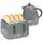 Buy 1.7L 3000W Fast Boil Kettle & 4 Slice Toaster Set, Kettle and Toaster Set with 7 Browning Controls, Crumb Tray, Grey