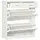 Buy Narrow Shoe Storage with 2 Flip Drawers and Adjustable Shelves Shoe Cabinet Organizer for 12 Pairs of Shoes, White