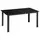 Buy Outdoor Dining Table for 6, Aluminium Rectangular Garden Table with Tempered Glass Tabletop for Yard, Patio, Black