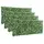 Buy 4-Piece Artificial Leaf Hedge Screen Privacy Fence Panel for Garden Outdoor Indoor Decor, Dark Green, 2.4M x 1M