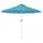 Buy 3m Parasol, with Solar-Powered LED Lights - Blue