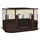 Buy Foldable Dog Pen with Storage Bag for Indoor/Outdoor Use, Portable Pet playpen, with Ground Stakes - Brown